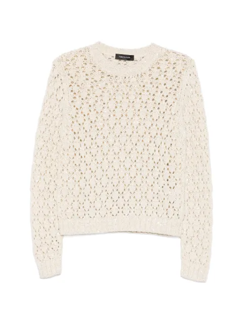 Fabiana Filippi Pullover mit Lochstrickmuster