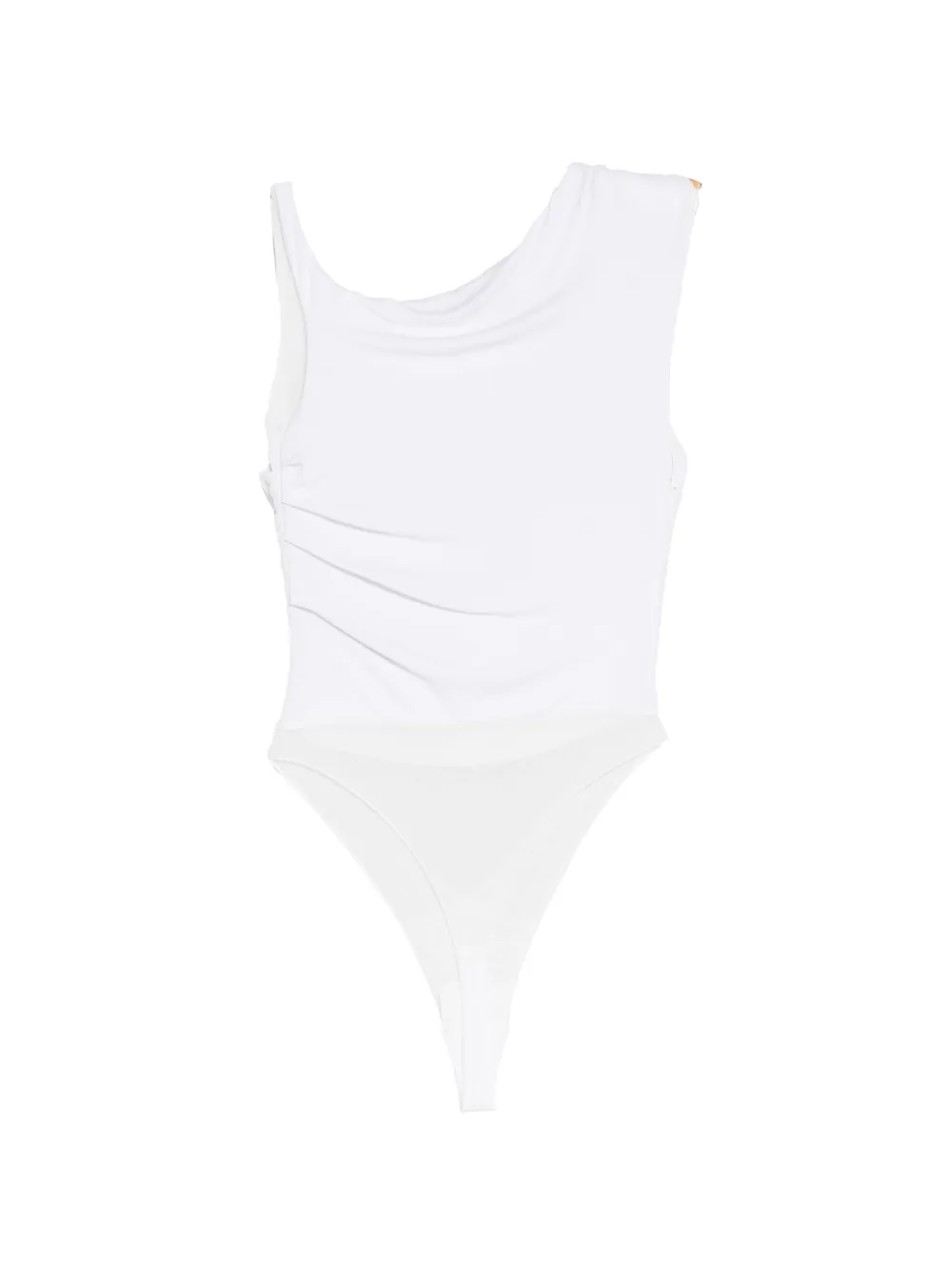 Elisabetta Franchi Jersey body met verfraaid schouderdetail Wit