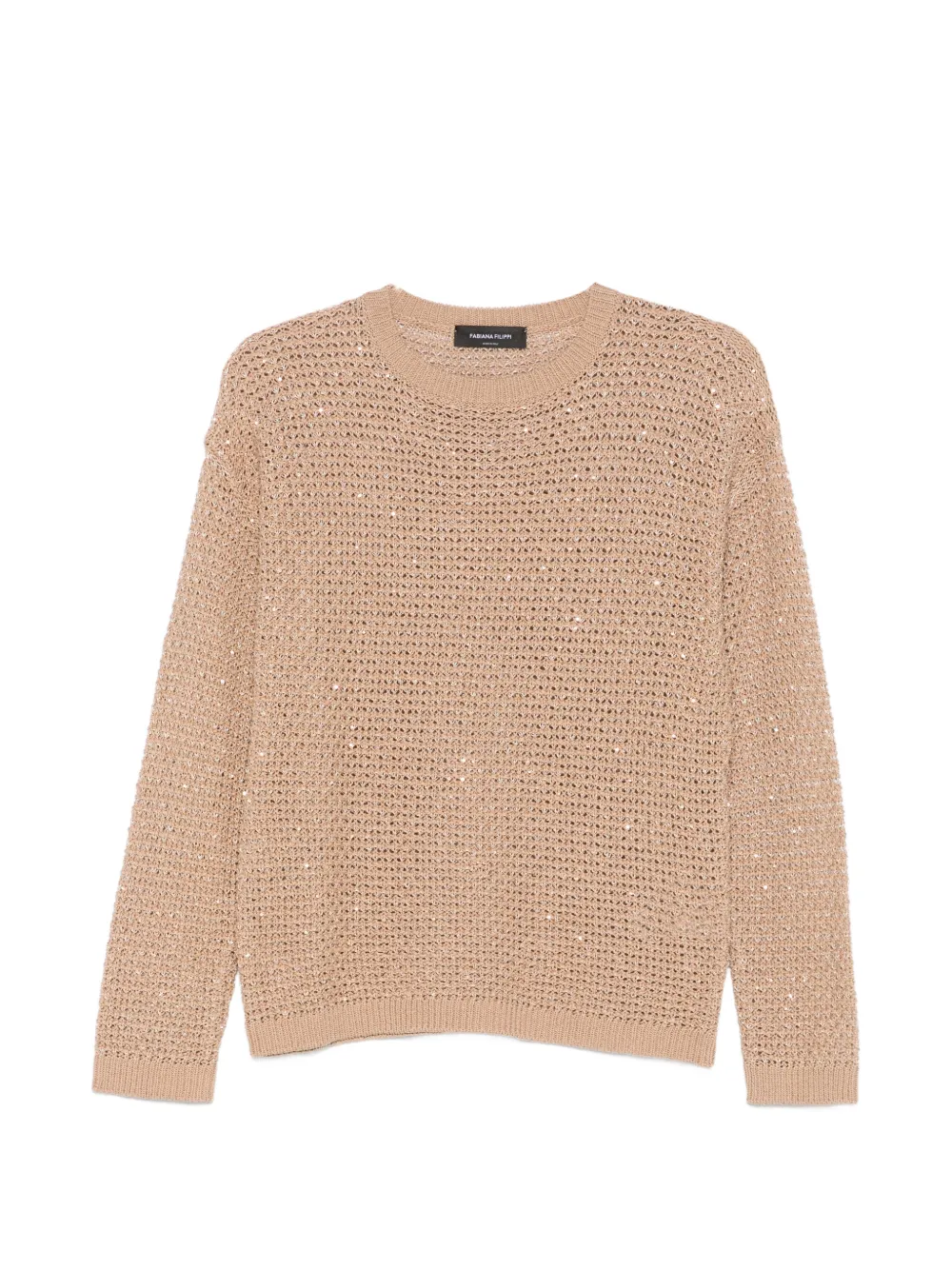 Fabiana Filippi open-knit sweater - Toni neutri