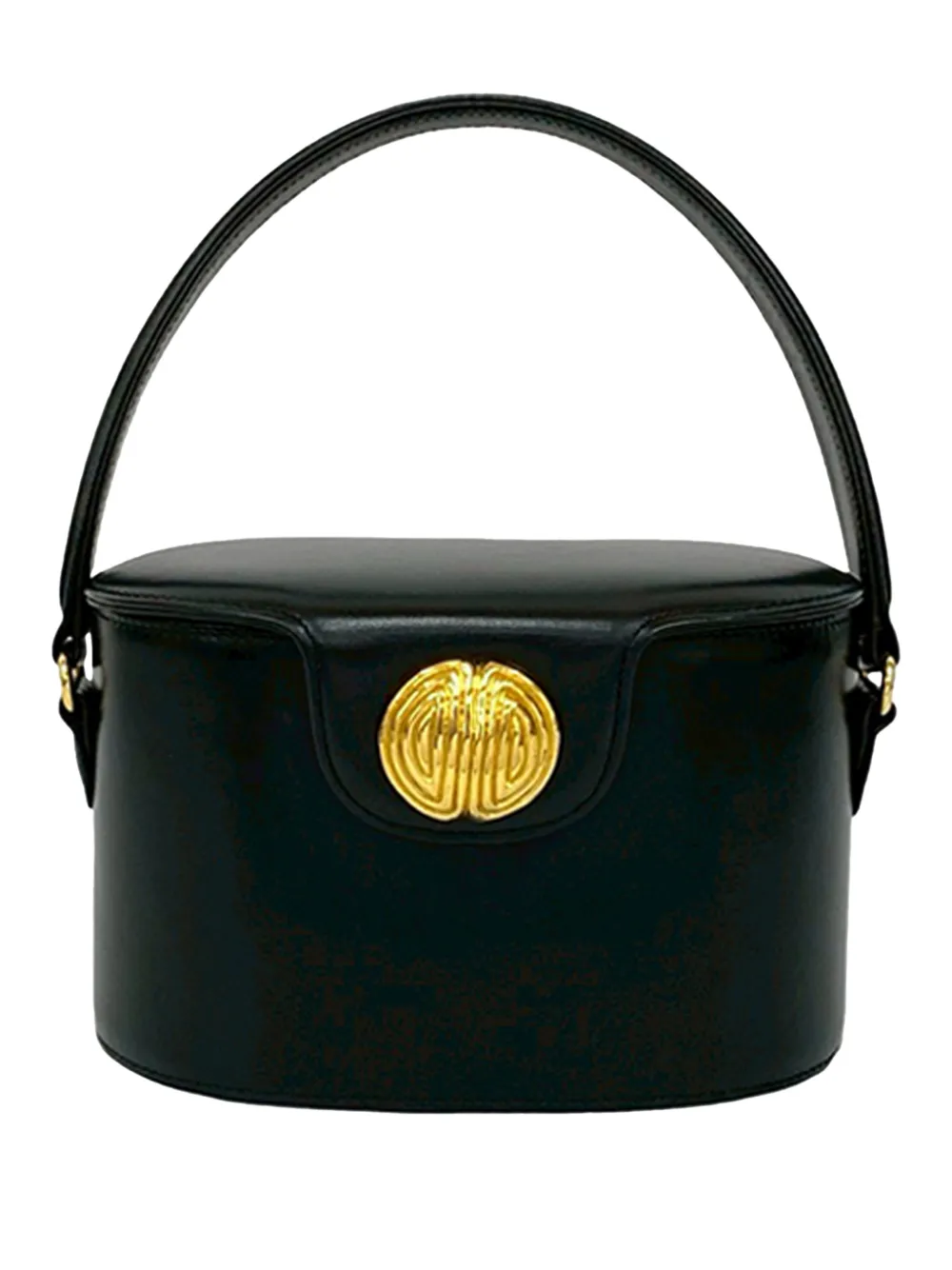 Givenchy Pre-Owned 2010-2026 Leather 4G Logo Metal vanity bag - Nero