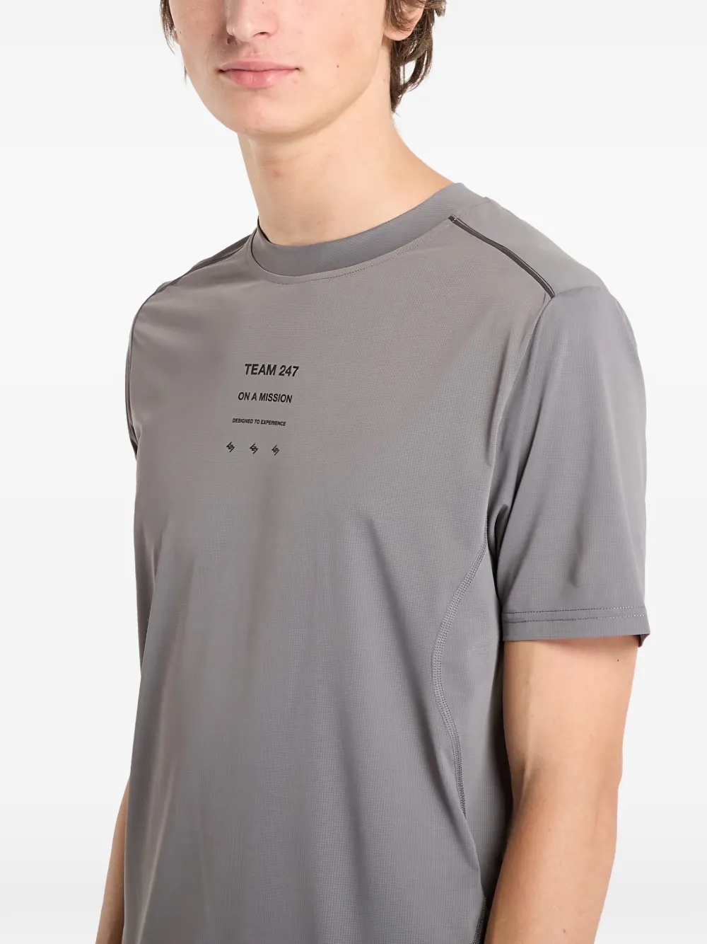 Represent 247 Trail T-shirt met ronde hals Grijs