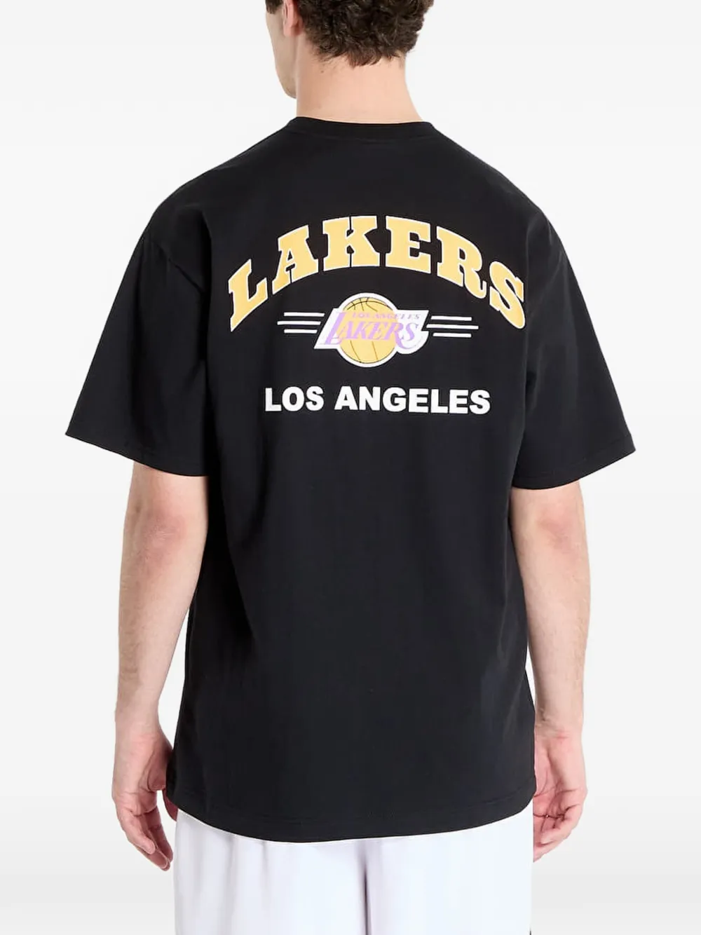 Mitchell & Ness NBA Double Hit T-shirt Zwart