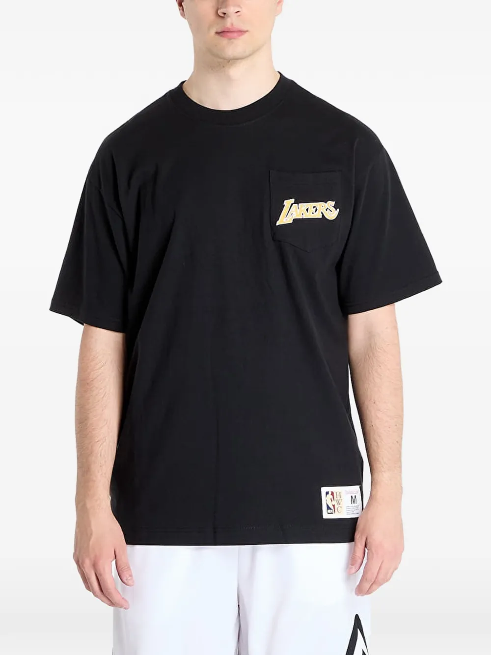 Mitchell & Ness NBA Double Hit T-shirt Zwart