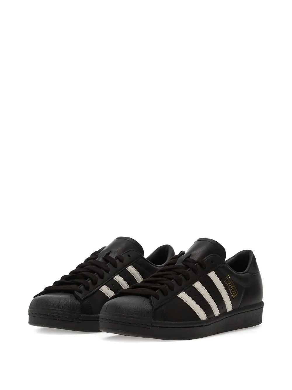 adidas Superstar striped sneakers Zwart