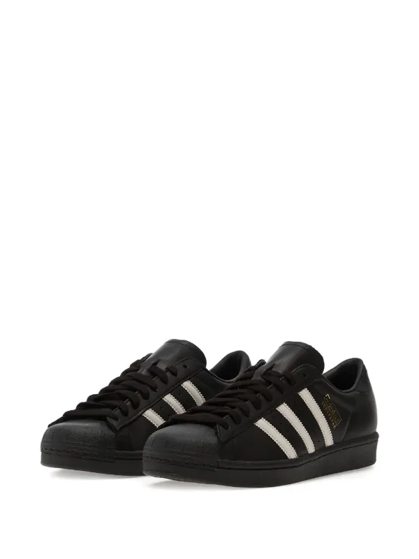 Adidas Superstar II ストライプ スニーカー | ブラック | FARFETCH JP