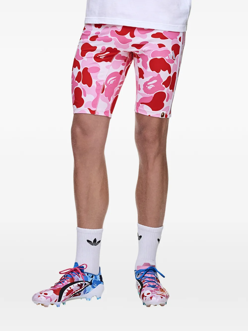 adidas x Bape FB tights - Rosa