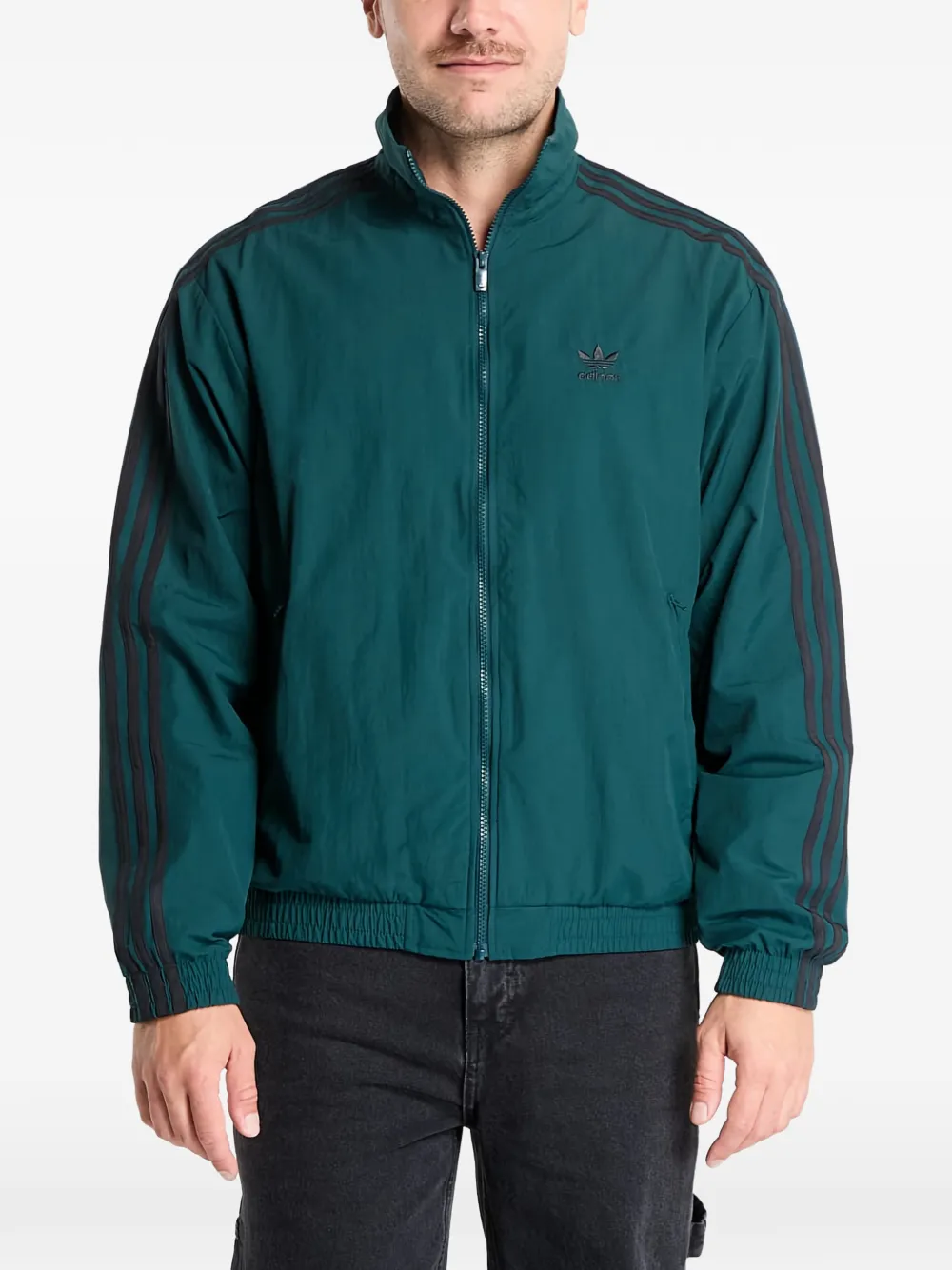 adidas Firebird Adicolor jack met rits Groen