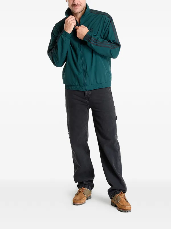 Adidas Firebird Adicolor ジップアップ ジャケット | グリーン 