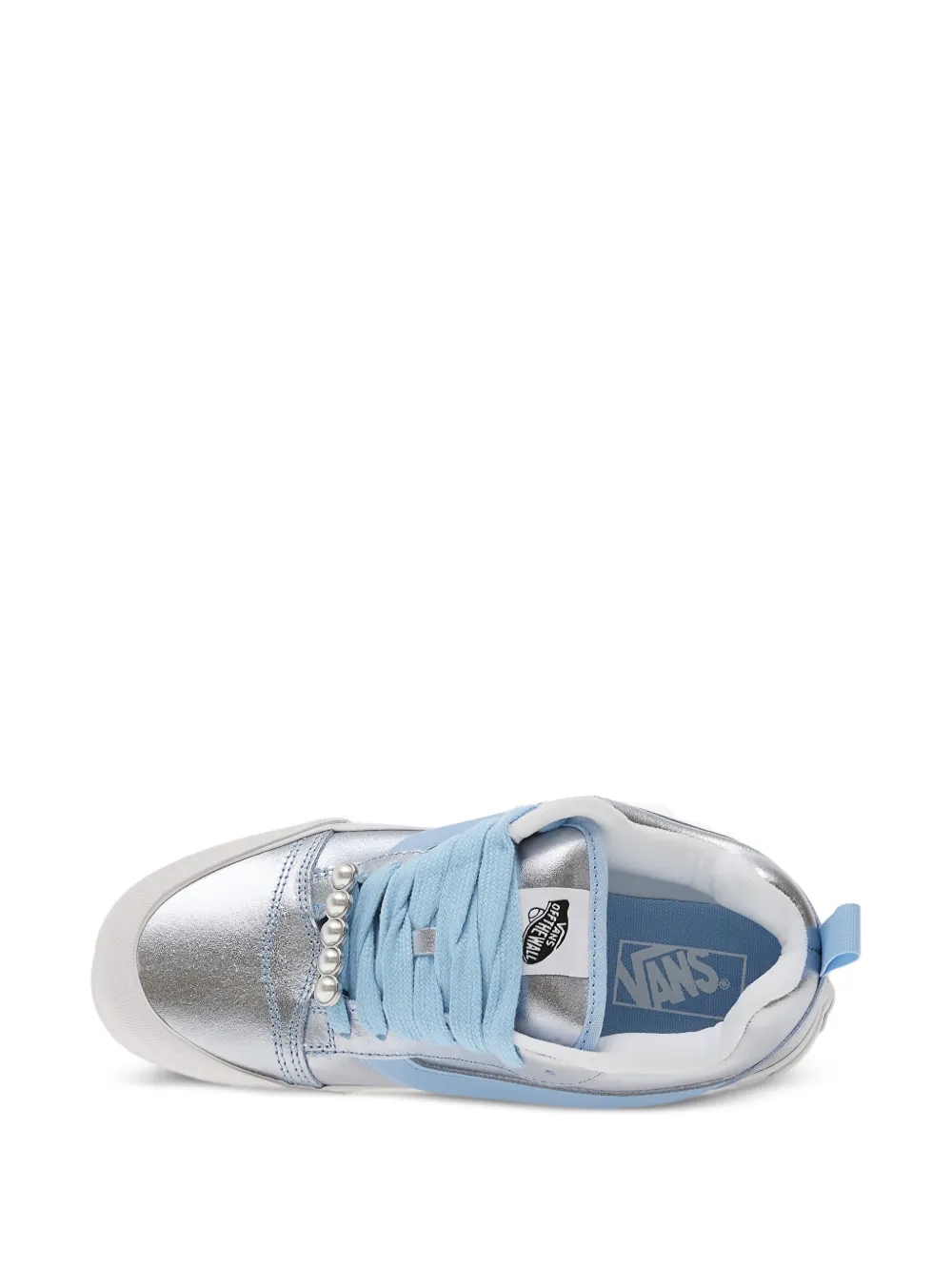 Vans Knu Skool sneakers met imitatieparel Zilver
