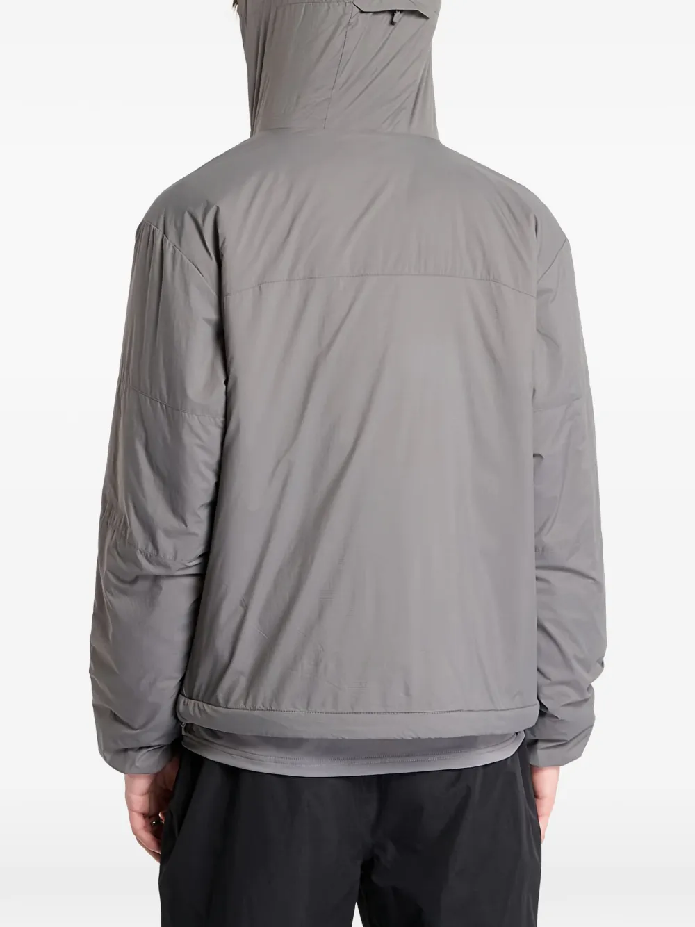  Represent 247 Panelled Insulated Hodded Jacket - Grey 