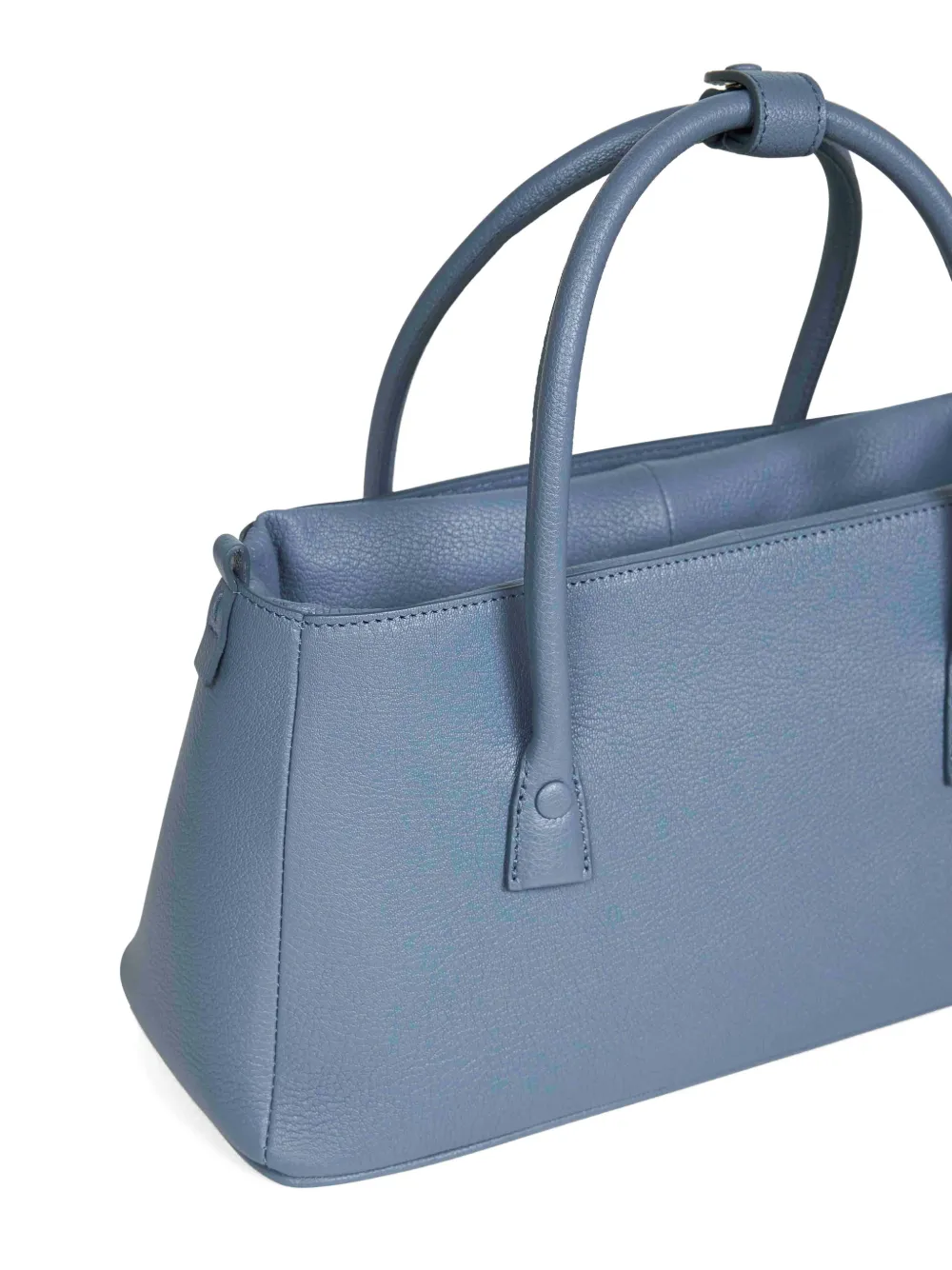 Maison Margiela Shopper van bewerkt leer Blauw