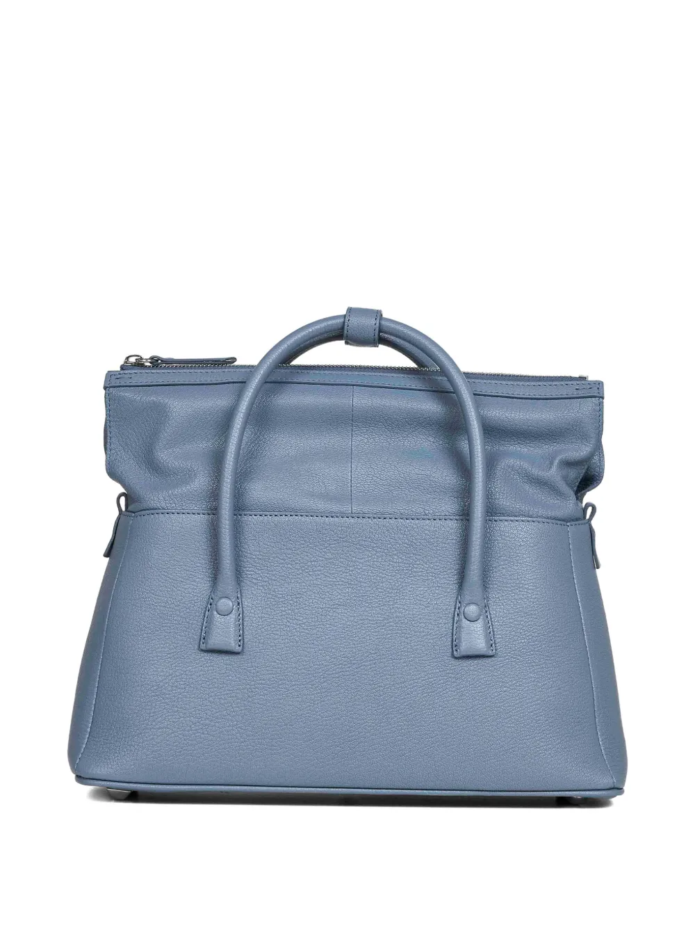 Maison Margiela Shopper van bewerkt leer Blauw