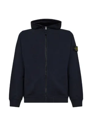 Stone Island ジップアップ パーカー | ブルー | FARFETCH JP