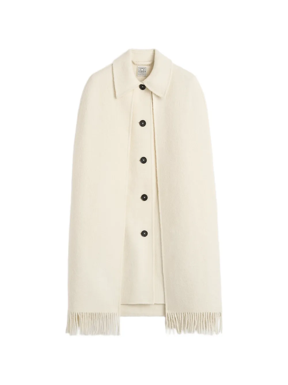 TOTEME fringed cape
