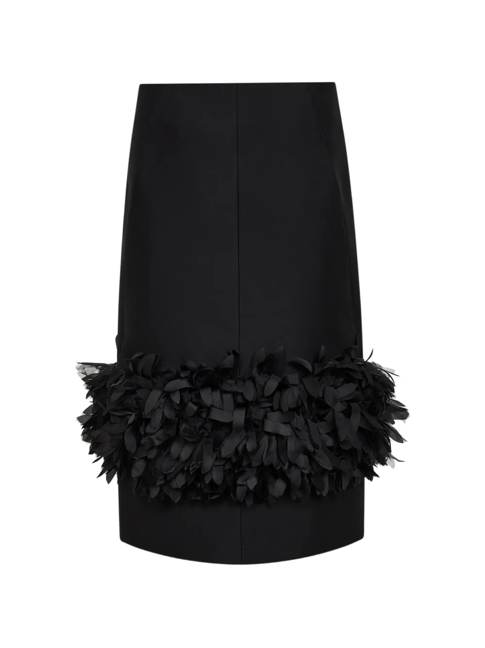 TOTEME petal-panel skirt - Nero