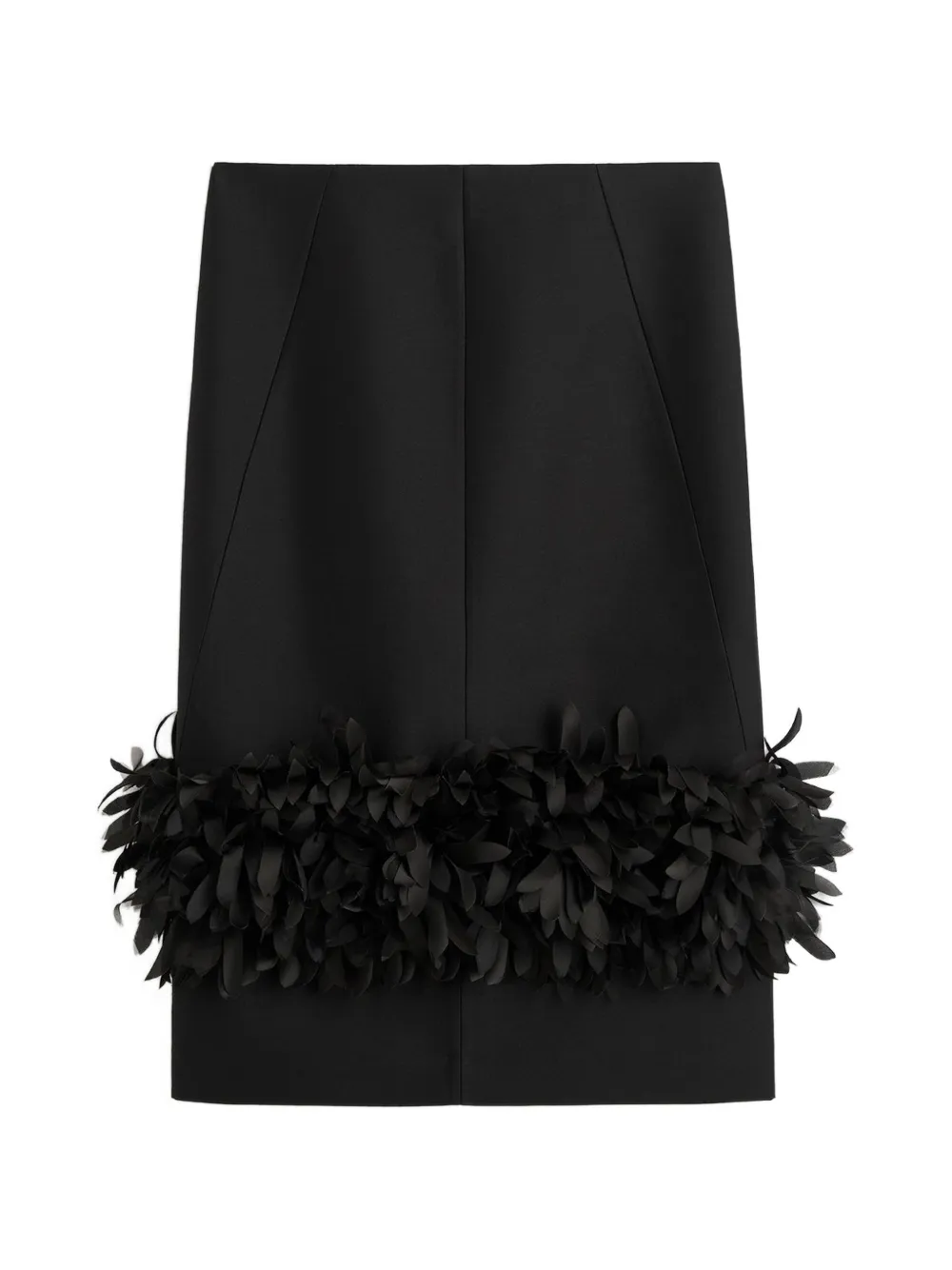 TOTEME Rok met bloemblaadjes Zwart