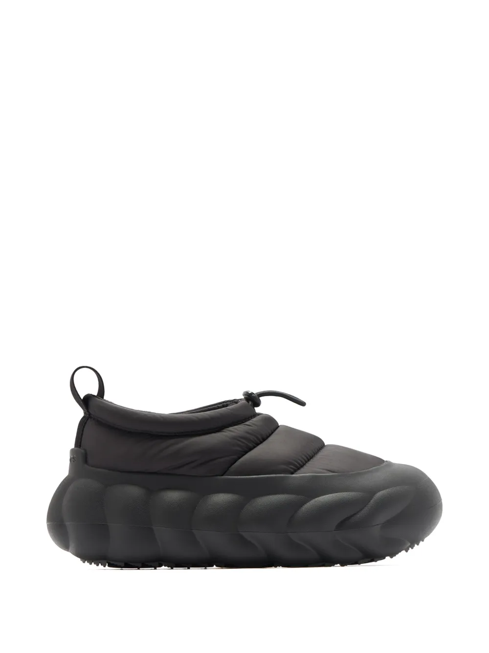 Crocs Slides senza lacci Overpuff Shorty - Nero