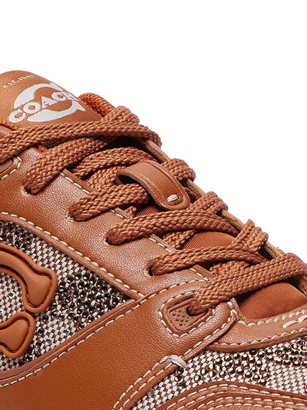 Coach Soho sneakers met logo-applicatie Bruin