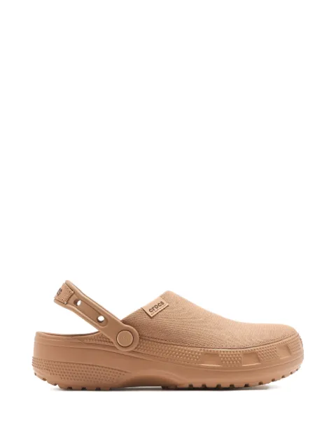 Crocs Pantoletten mit geprägten Riemen