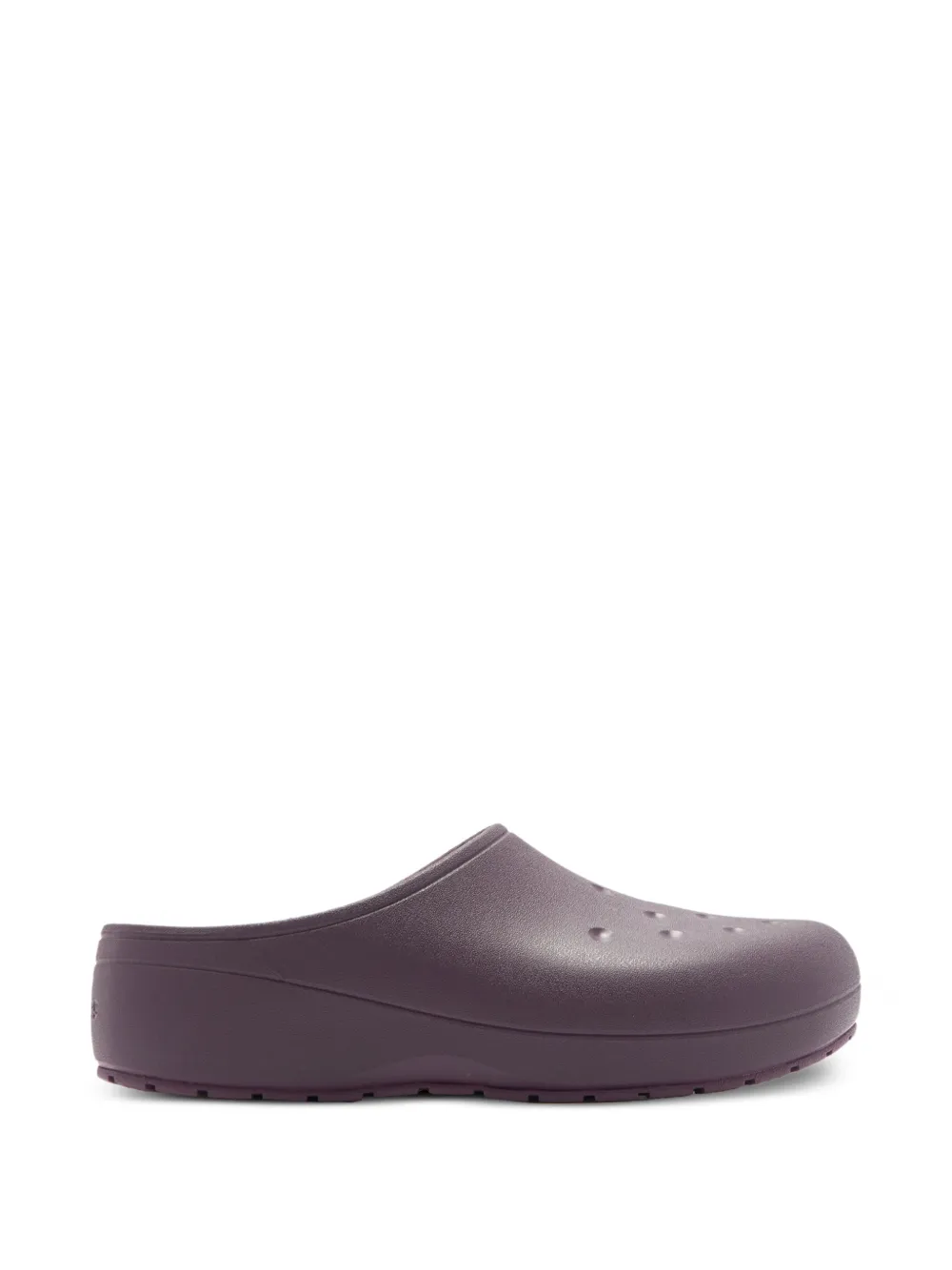 Crocs Classic Quiet Clog slippers met plateauzool en geperforeerde details Paars