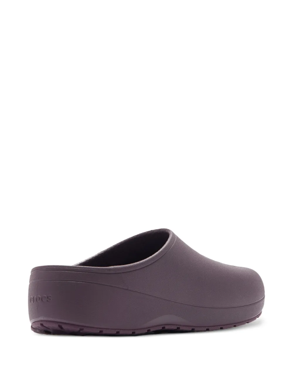 Crocs Classic Quiet Clog slippers met plateauzool en geperforeerde details Paars