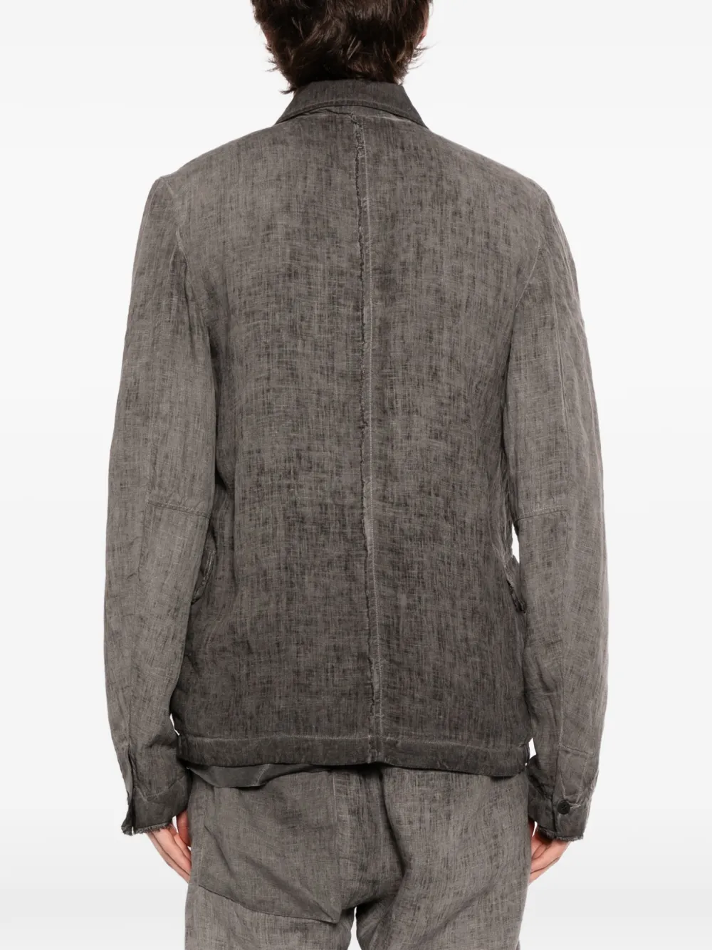 Linen Button-Up Jacket