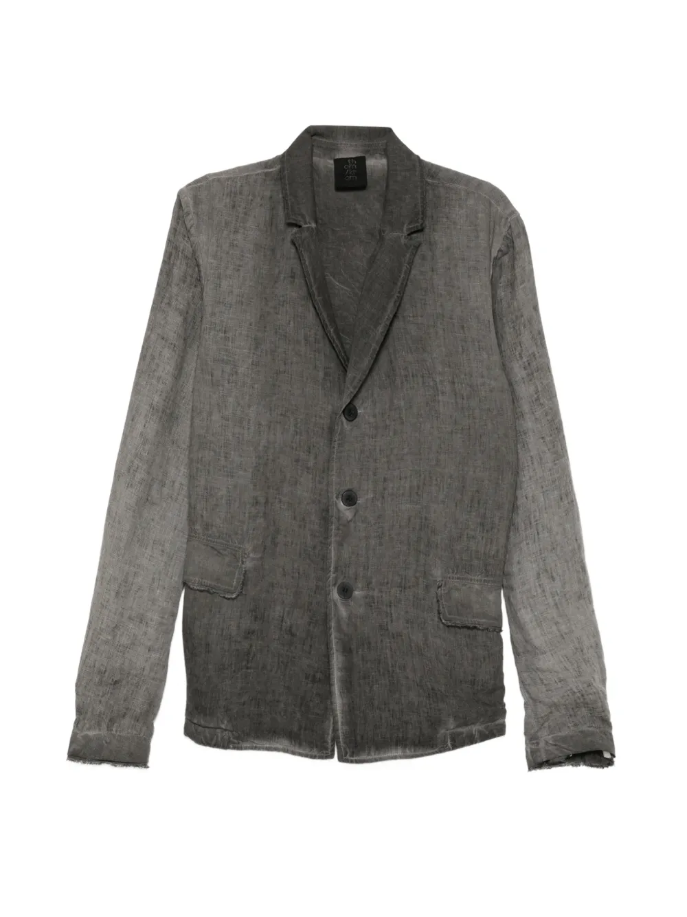 Thom Krom linen button-up jacket - Grey