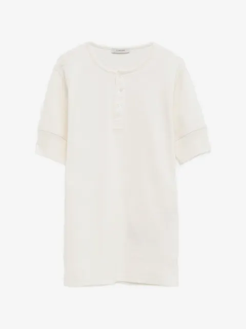 LEMAIRE button ribbed T-shirt
