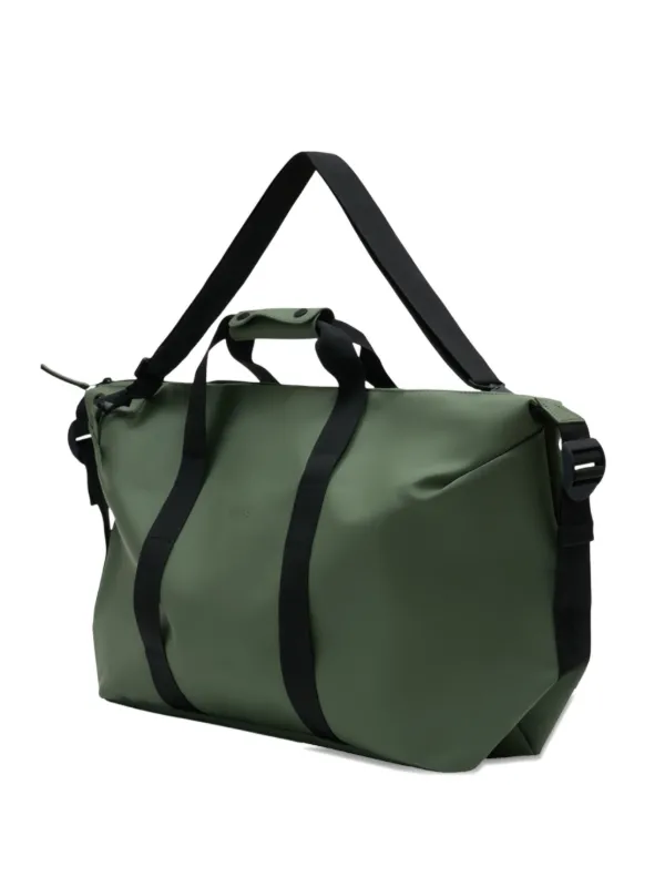in flight bag by rains Texel Cabin - Green Waterproof Travel Bag Men & Women - Lightweight Suitcase with Coated Tonal Zip Closure and Bifold Case with Two Mesh Closures - 2 Year Warranty The Travel Bag Small is Rains version of the travel Rains Hilo Adjustable Strap Travel