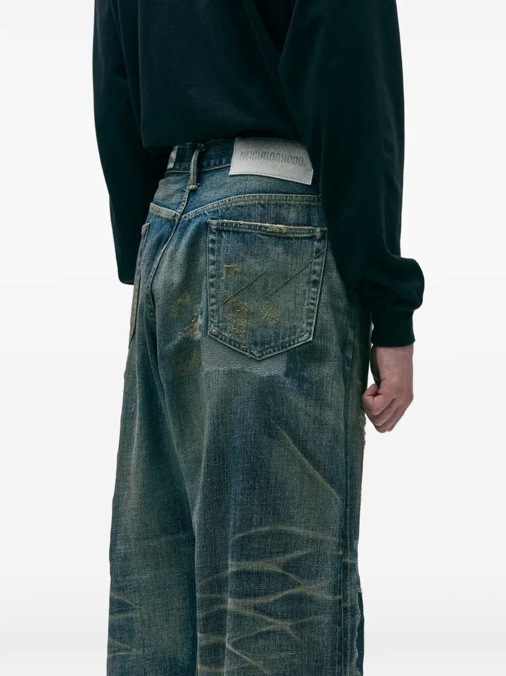 Neighborhood パッチワーク ジーンズ | ブルー | FARFETCH JP