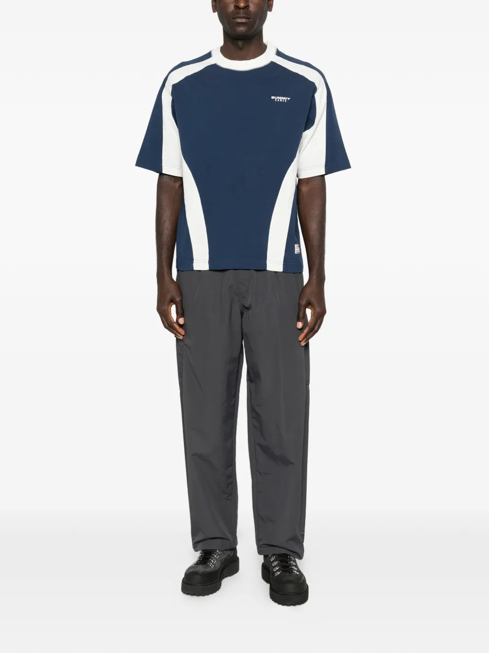 SUMMIT GAMES футболка в стиле колор-блок с логотипом | Футболки