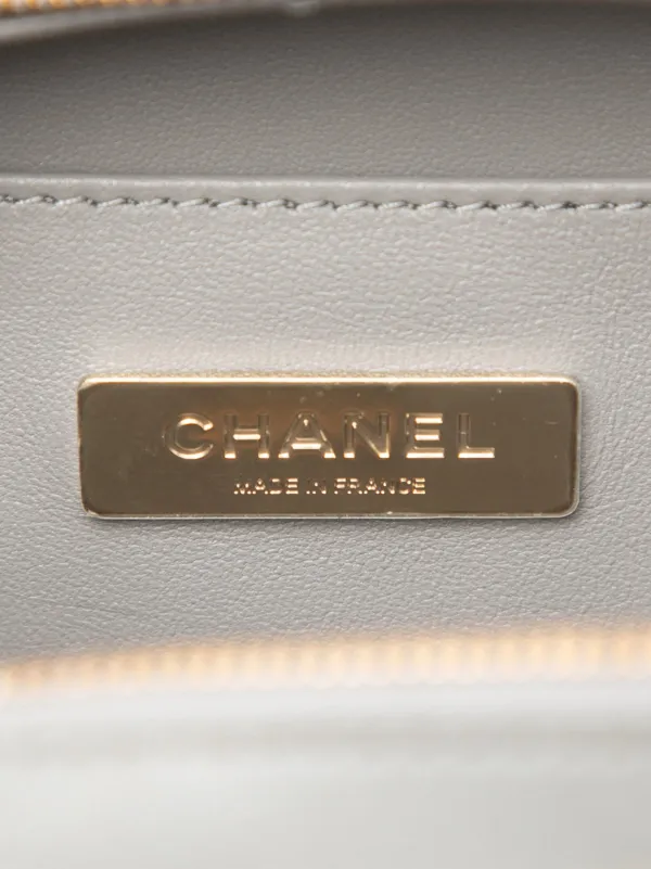 CHANEL Pre-Owned 2021-2025 スモール ココマーク マトラッセ カーフ