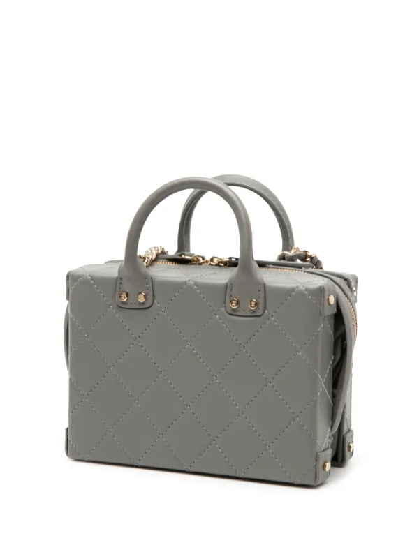 CHANEL Pre-Owned 2021-2025 スモール ココマーク マトラッセ カーフ