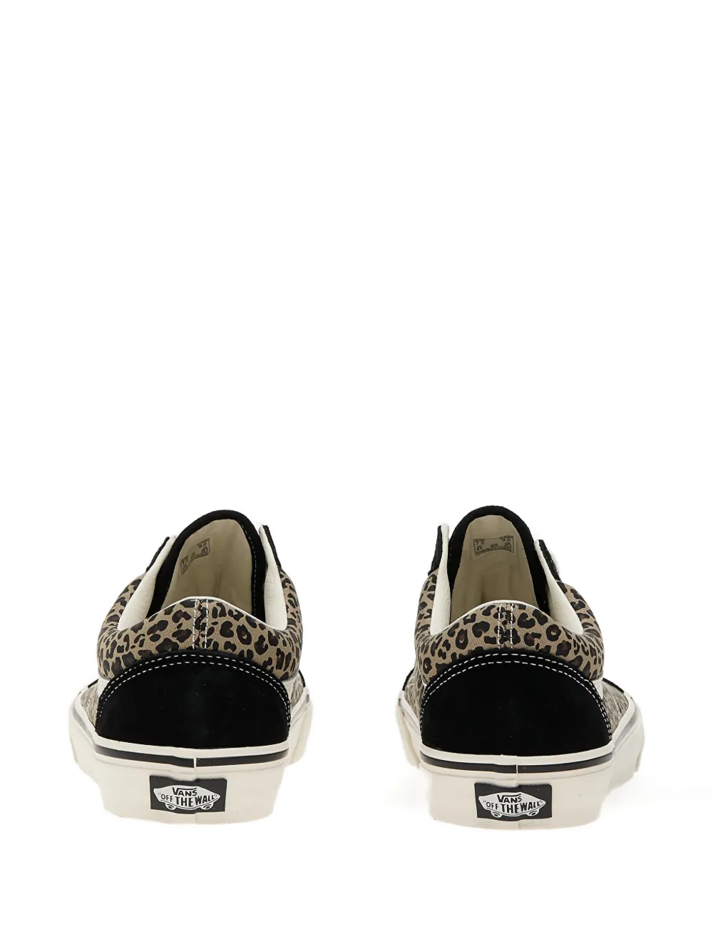 Vans Old Skool leopard sneakers Zwart