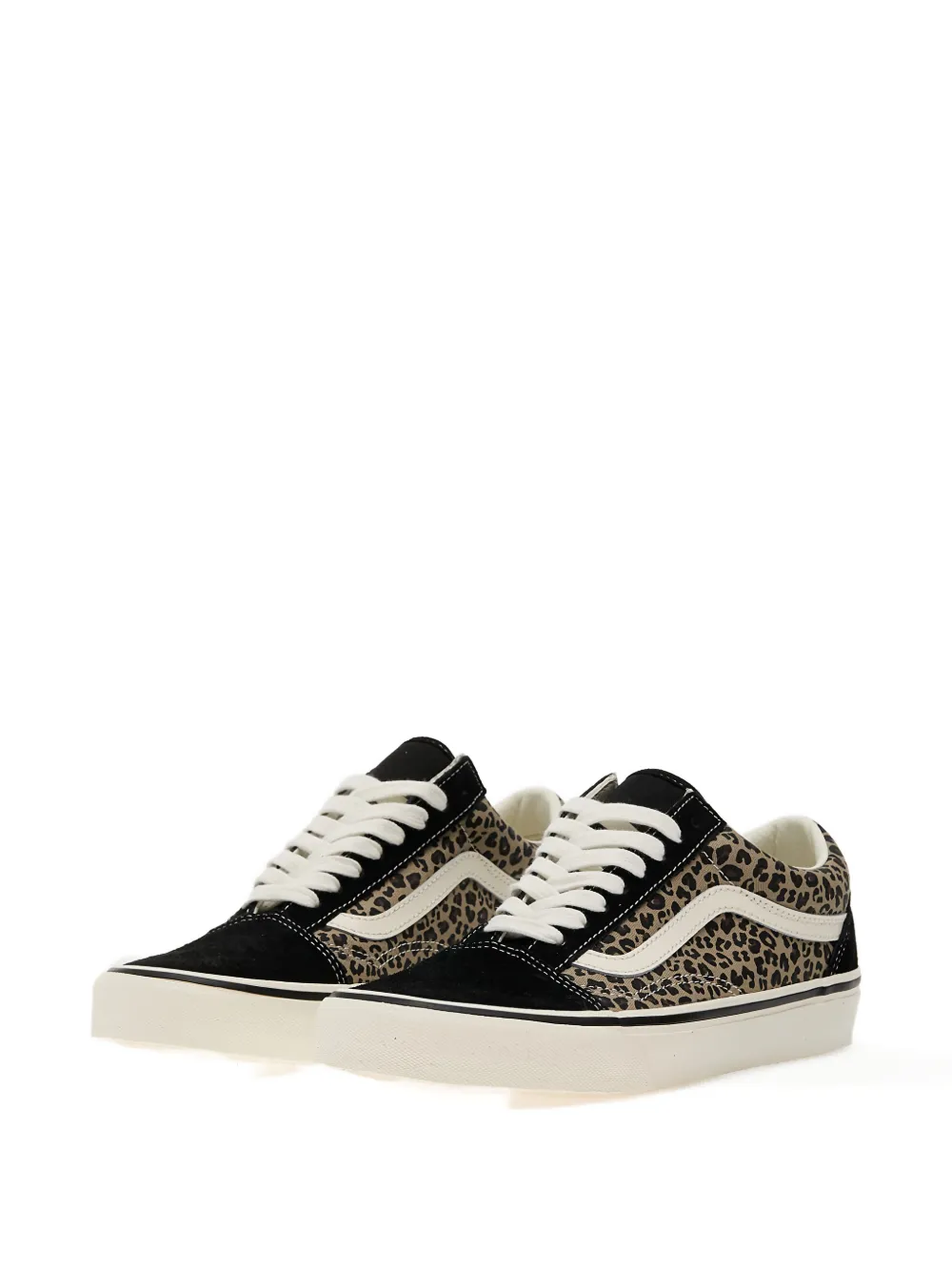 Vans Old Skool leopard sneakers Zwart