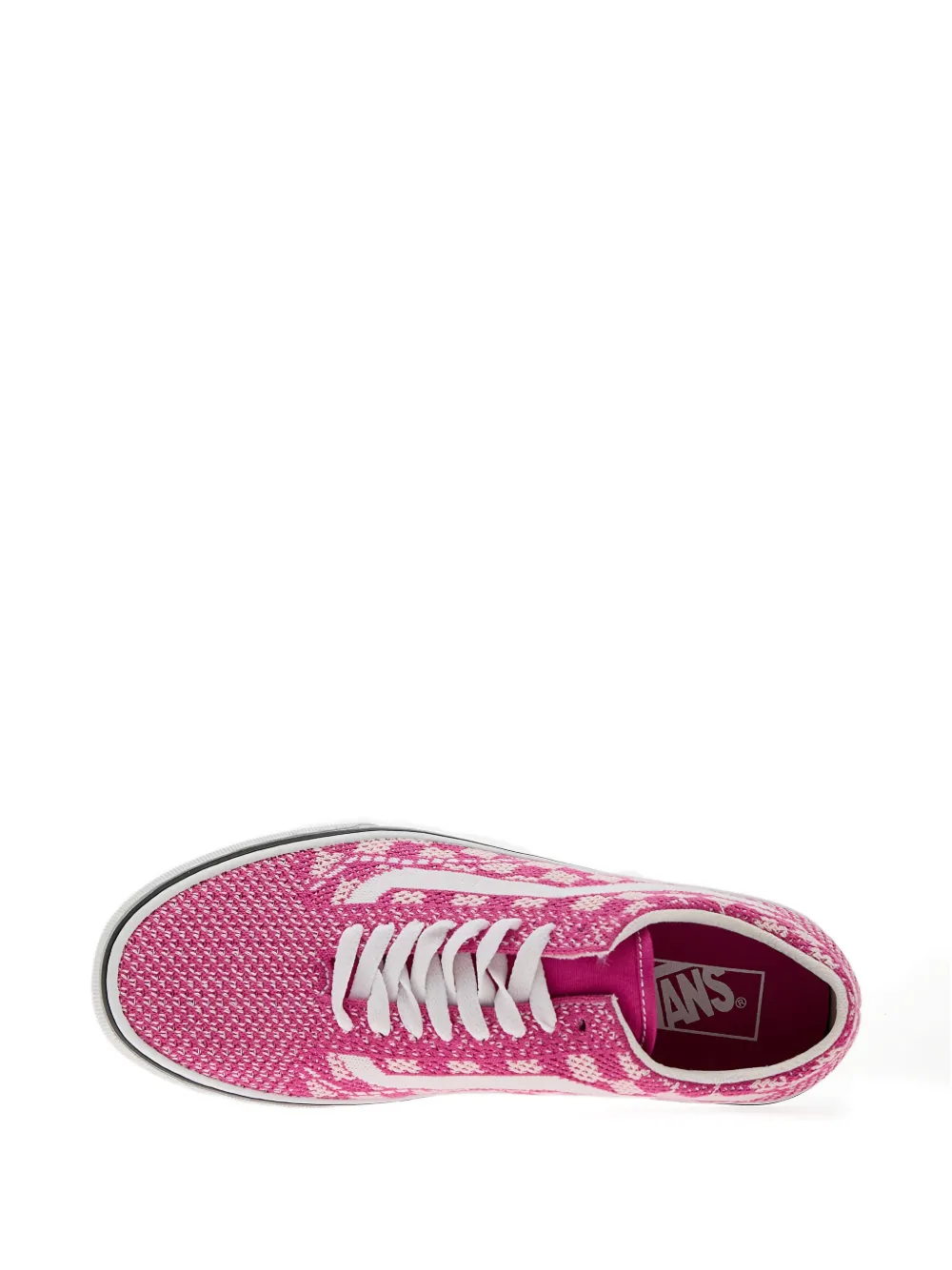 Vans Old Skool geruite sneakers Roze