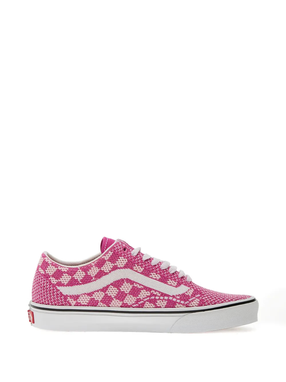 Vans Old Skool geruite sneakers Roze