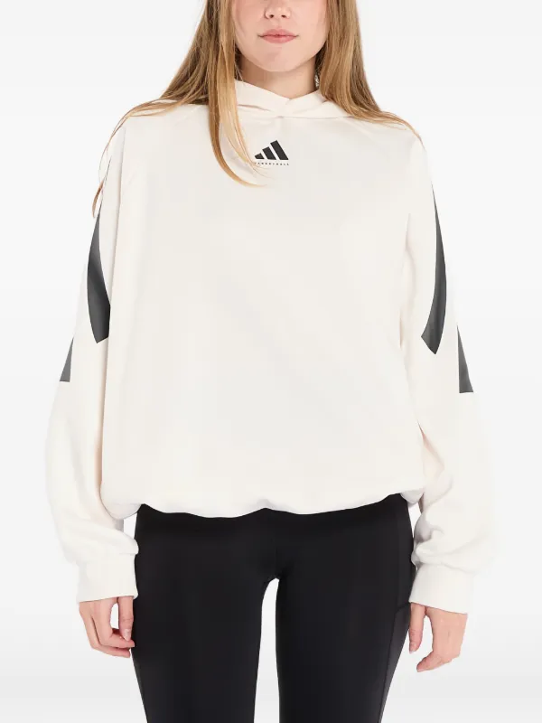 Adidas スリーストライプス パーカー | ホワイト | FARFETCH JP
