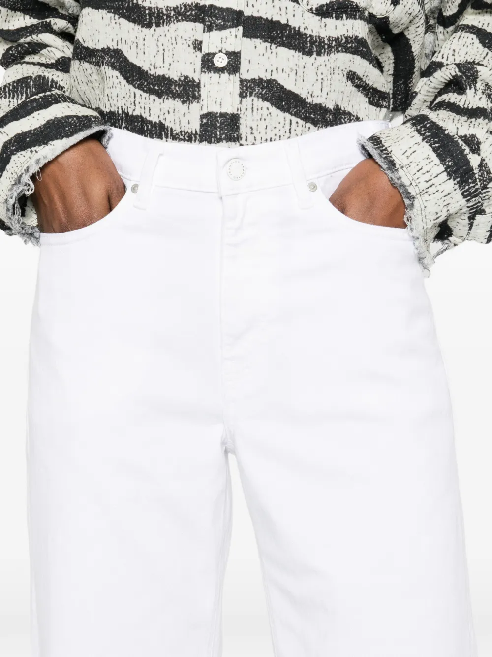 AG Jeans met vijf zakken Wit