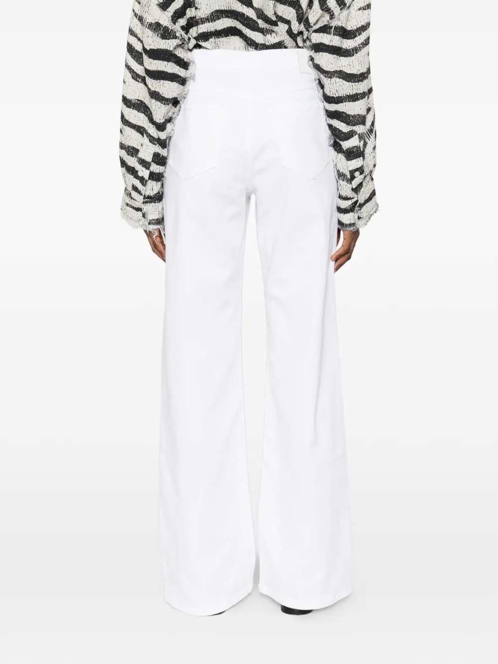 AG Jeans met vijf zakken Wit