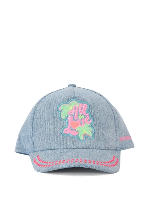 Billieblush embroidered logo-patch cap