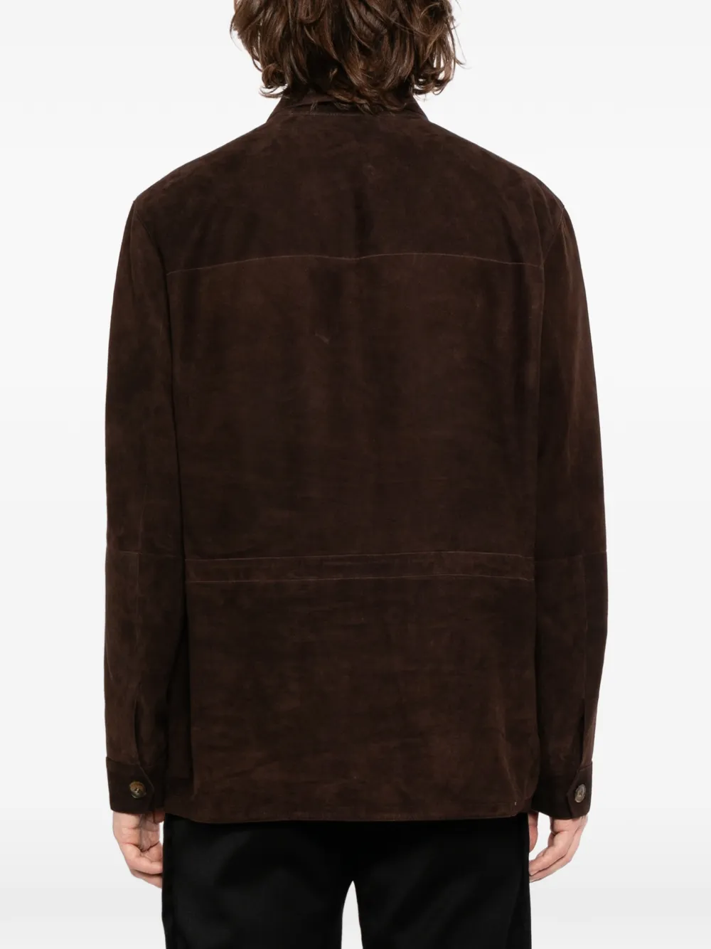 Canali Jack met klepzak Bruin