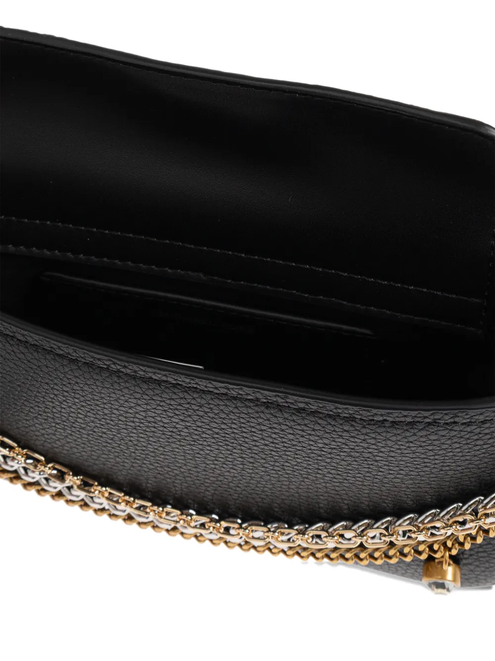 Michael Kors Leren shopper met hartbedel Zwart