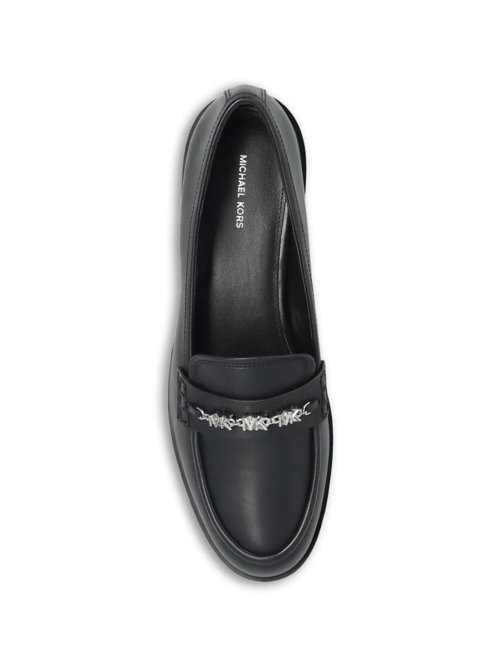 Michael Kors Dina kalfsleren pumps met ketting Zwart