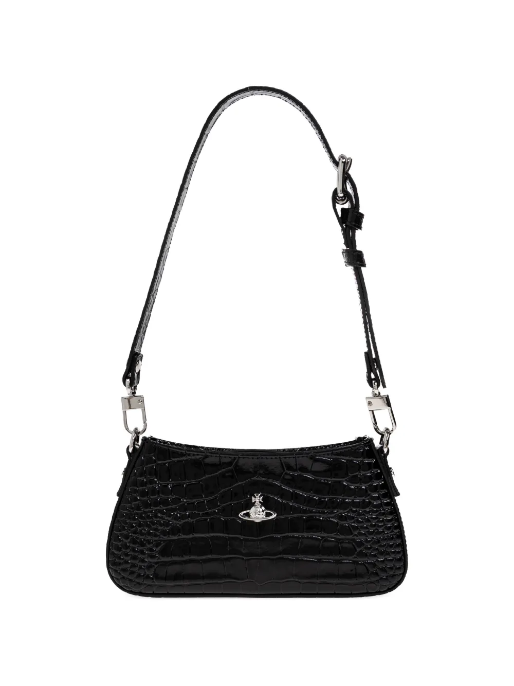 Vivienne Westwood Tasha orb embossed tote bag - Nero