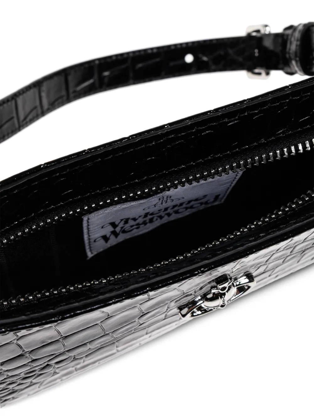 Vivienne Westwood Tasha shopper met Orb-reliëf Zwart