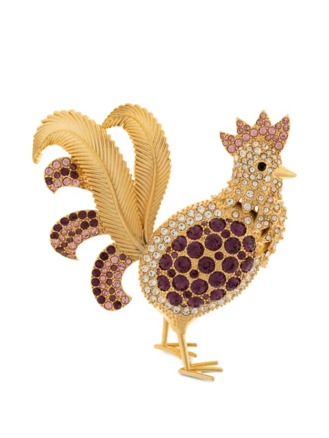 Dolce & Gabbana broche con detalle de gallo