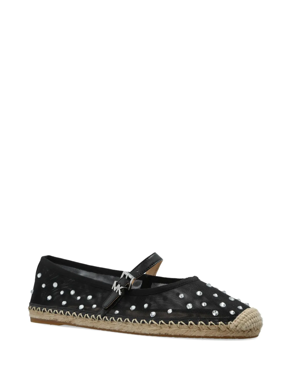 Michael Kors Lynn espadrilles met studs Zwart