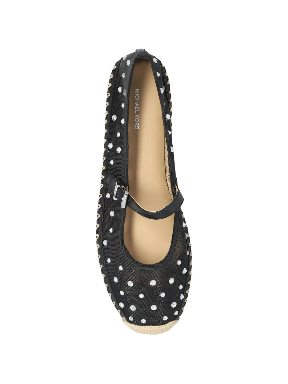 Michael Kors Lynn espadrilles met studs Zwart