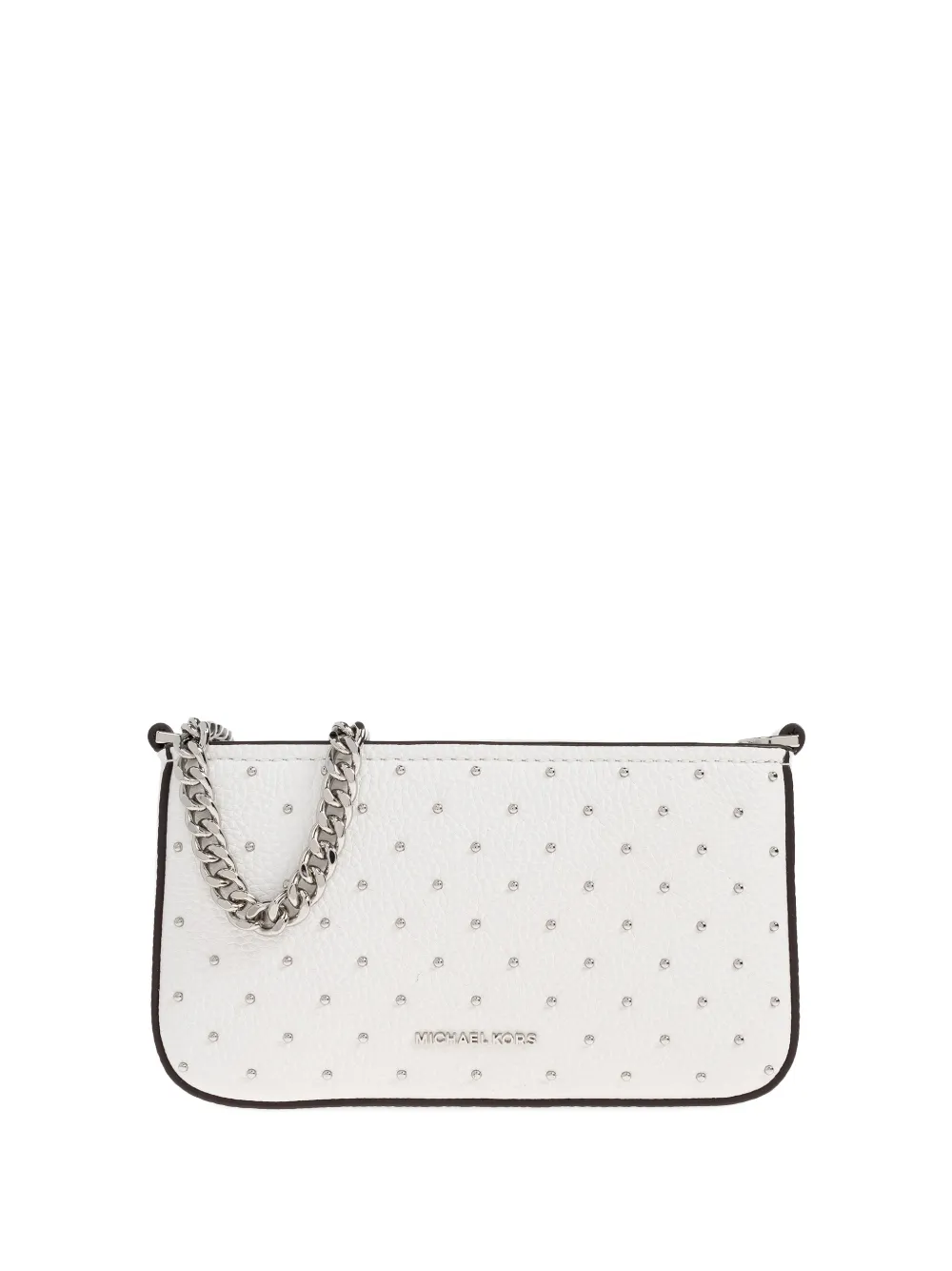 Michael Michael Kors studded shoulder bag - Bianco